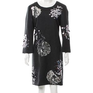 Tory Burch embellished wool dress